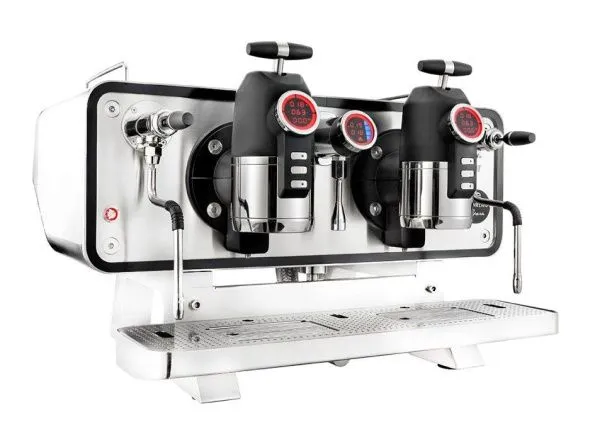 Кофемашина Sanremo Opera 2 низкие группы стальная/белая