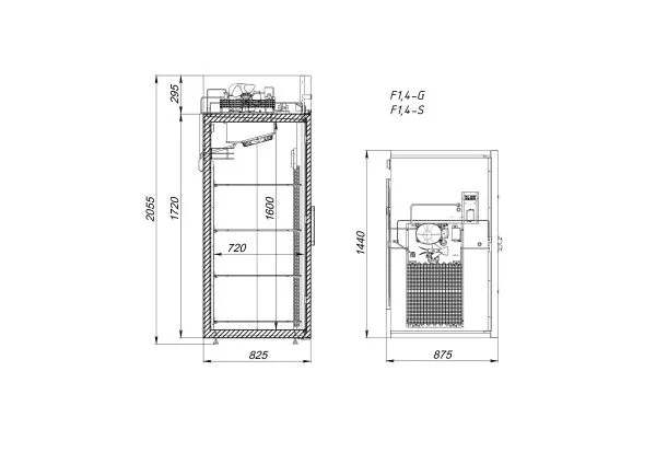 Шкаф морозильный Arkto F1.4–G