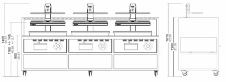 Гриль-мангал JOSPER PVJ076-3