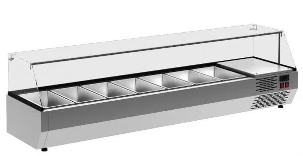 Витрина холодильная Полюс A40 SM 1,2-G 0430 (Carboma VT2v-G)