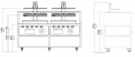 Гриль-мангал JOSPER PVJ076-2