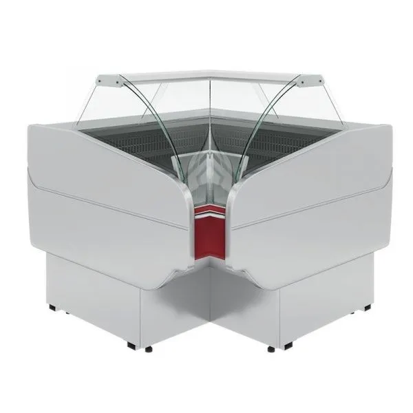 Витрина холодильная Carboma G120 VV-6 внутренний угол, динамика (3004)