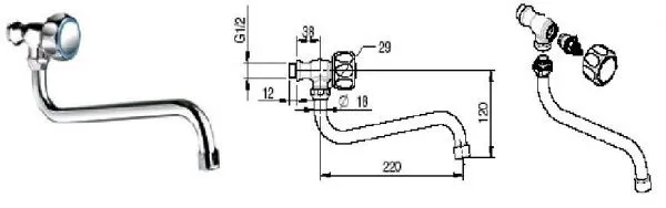 Смеситель Monolith R0501020209