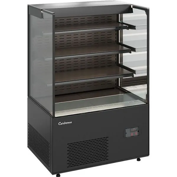 Витрина кондитерская Carboma KC71-130 VV 0,9-2 открытая (9005)