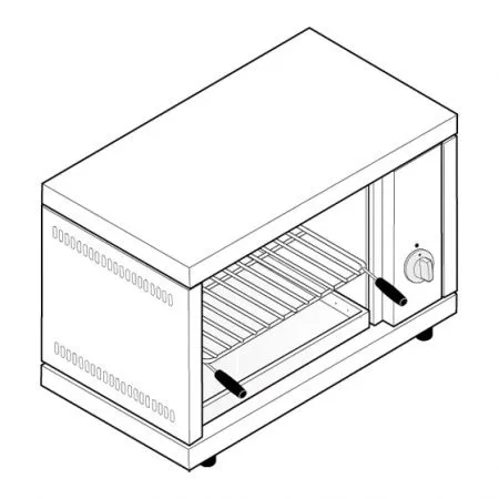 Гриль саламандра Tecnoinox QSEF1/0 216005