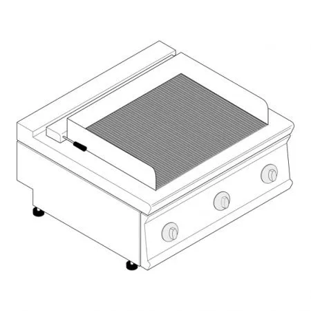 Гриль водяной Tecnoinox GD8E7 716091