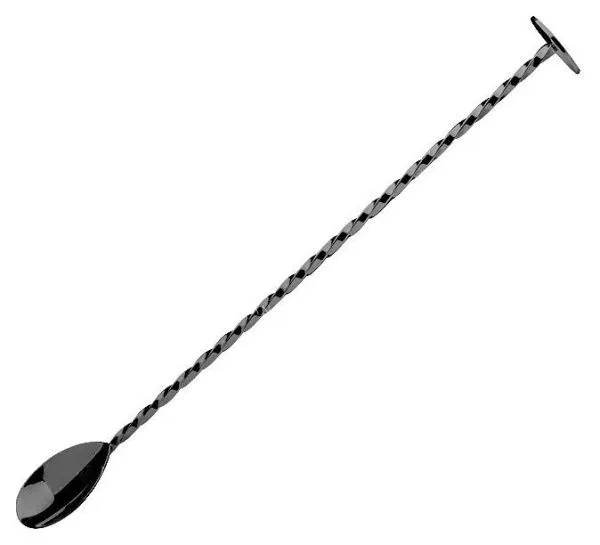 Ложка барная Lumian L0008 28см черная нерж.