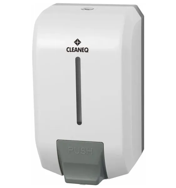 Дозатор для мыла Cleaneq KW-7226 белый 1,2л