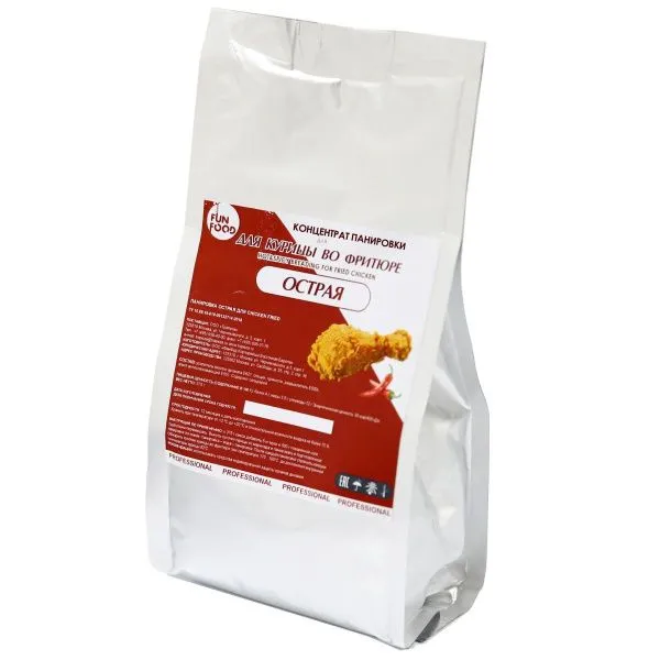 Концентрат панировки для курицы Zesty's Professional острый 375г (12шт)