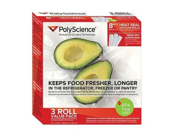 Вакуумные пакеты в рулоне Polyscience VBR-0820