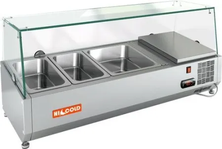Витрина охлаждаемая для ингредиентов Hicold VRTG 1000 1/3