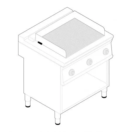 Гриль водяной Tecnoinox GD8FE7 716093