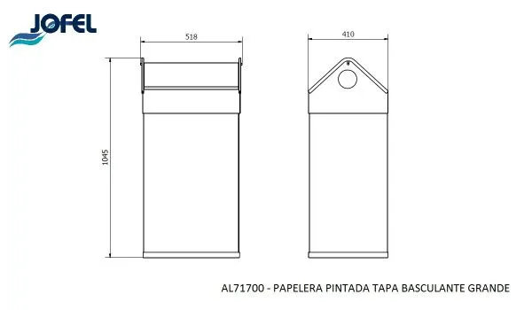 Урна-пепельница JOFEL AL71700