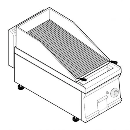 Гриль лавовый Tecnoinox GR35G7 613032 газ