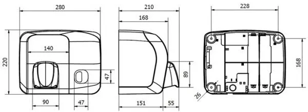 Электросушитель для рук JOFEL Ibero AA93000