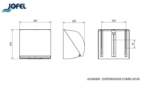 Диспенсер для полотенец JOFEL AH46000