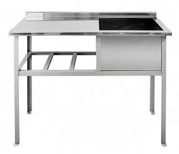 Ванна моечная Hessen ВСП 12*6/5 (нерж)