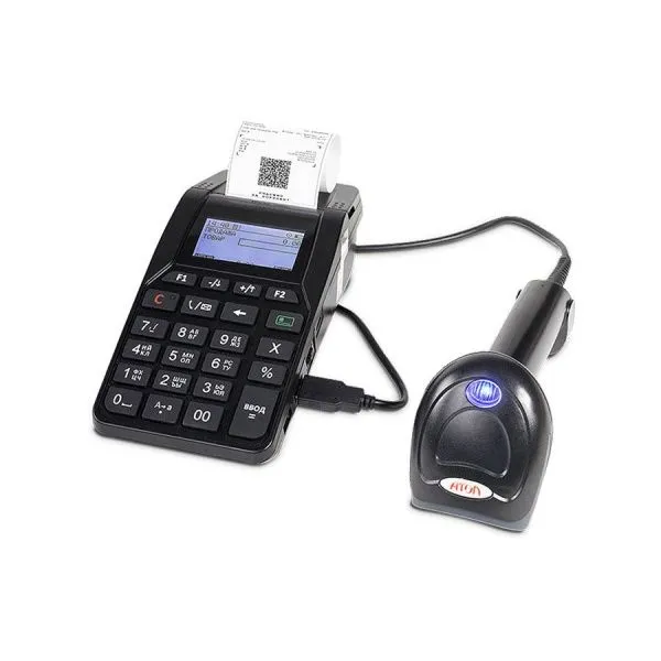 Онлайн-кассса Атол 92Ф черный, ФН 15 мес. Ethernet, 2G, Bluetooth, Wi-Fi