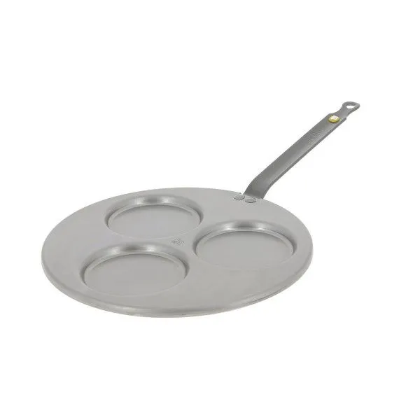 Сковорода для оладьев De Buyer Mineral B Element 5612.03 d27см h0,9см тройная 10х10х10см