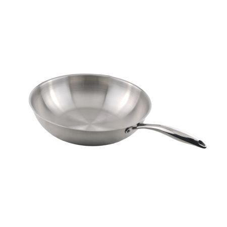 Сковорода Wok MGsteel 72326 d=34см h=9см нерж. (индукция)