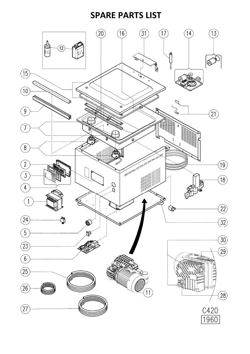 Деталировка Apach Cook Line AVM420