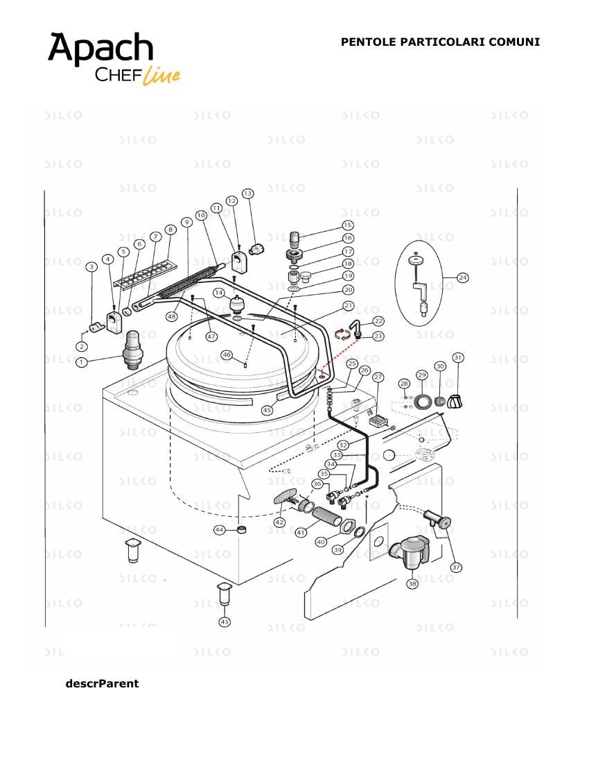 Деталировка Apach Chef Line SLKE89D150