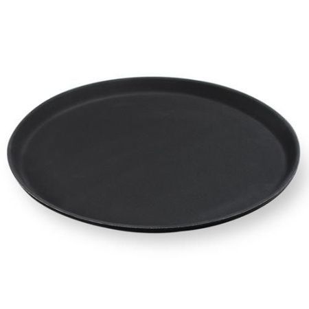 Поднос MGprof 1400CTBl прорезиненный d=35см черный