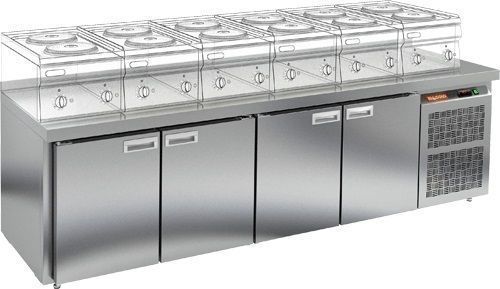 Стол холодильный Hicold GN 1111 BR2 TN LT