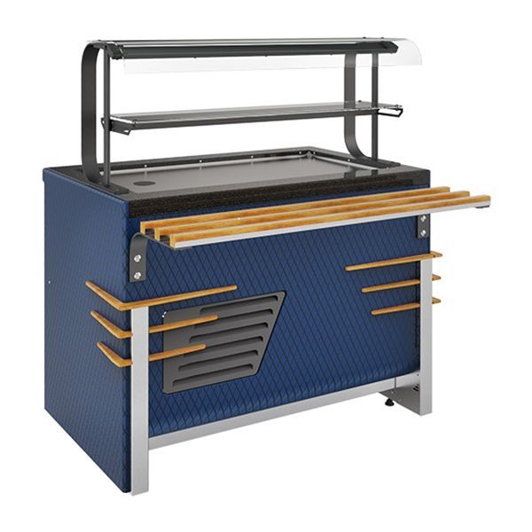 Прилавок холодильный RС12AS Case 1105x700x1290(830) h=20мм