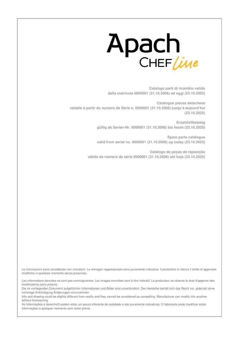 Деталировка Apach Chef Line GLPCG49CSP
