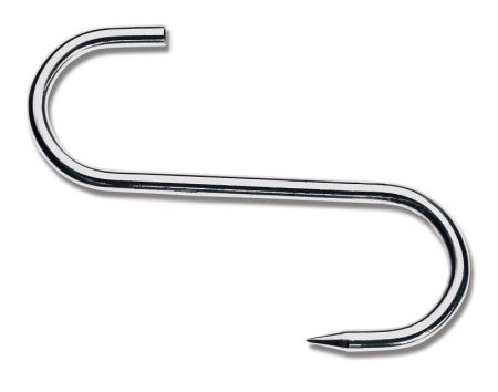 Крюк для мяса S-образный Icel 95100.G110000.220 l=22см d=6см (140 кг) усиленный