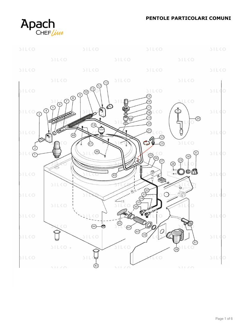 Деталировка Apach Chef Line SLKG89D150