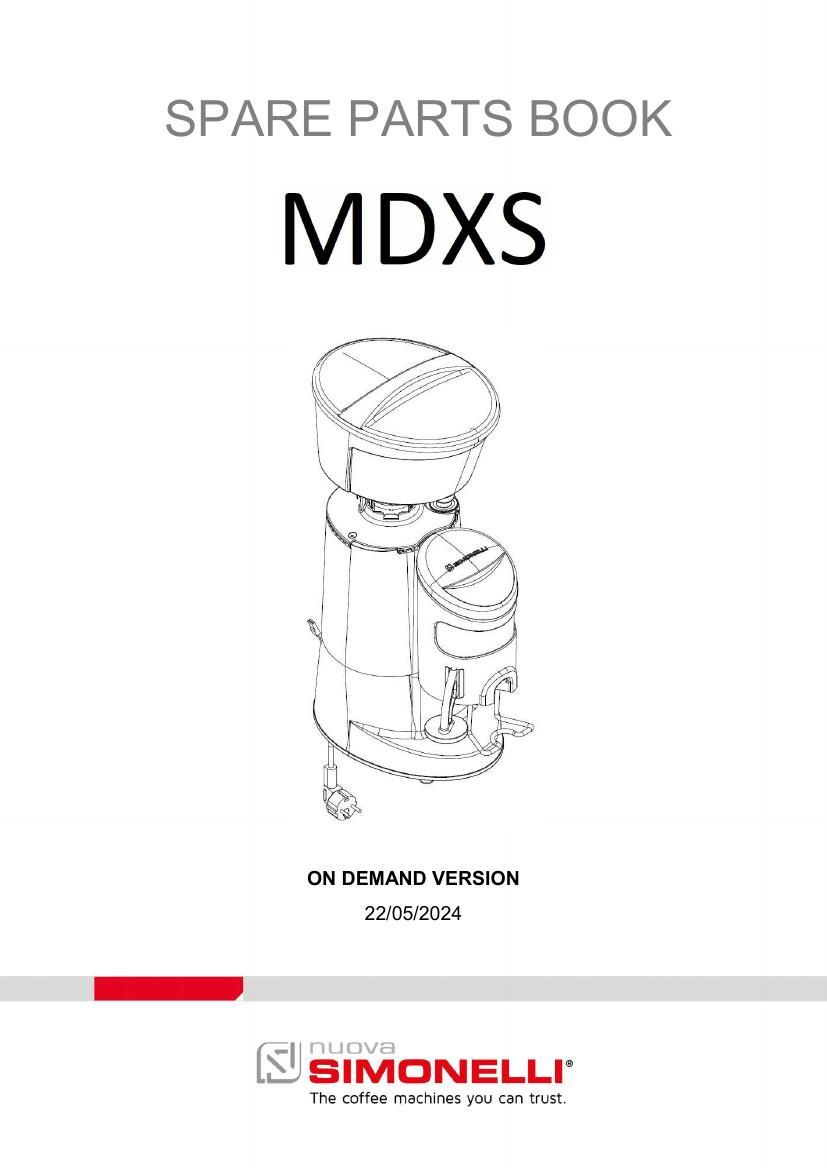 Деталировка Nuova Simonelli MDXS Doser