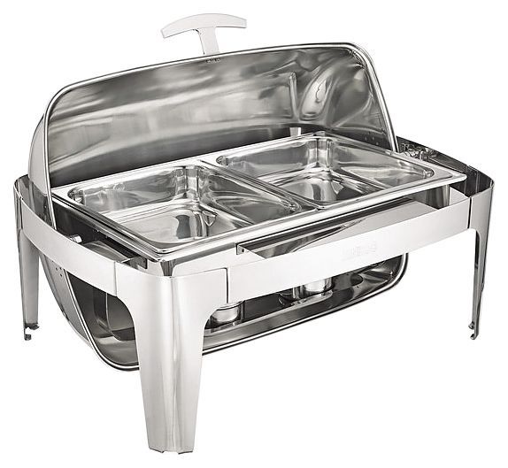 Чафин диш с откатной крышкой 2 гастроемкости Airhot 32217