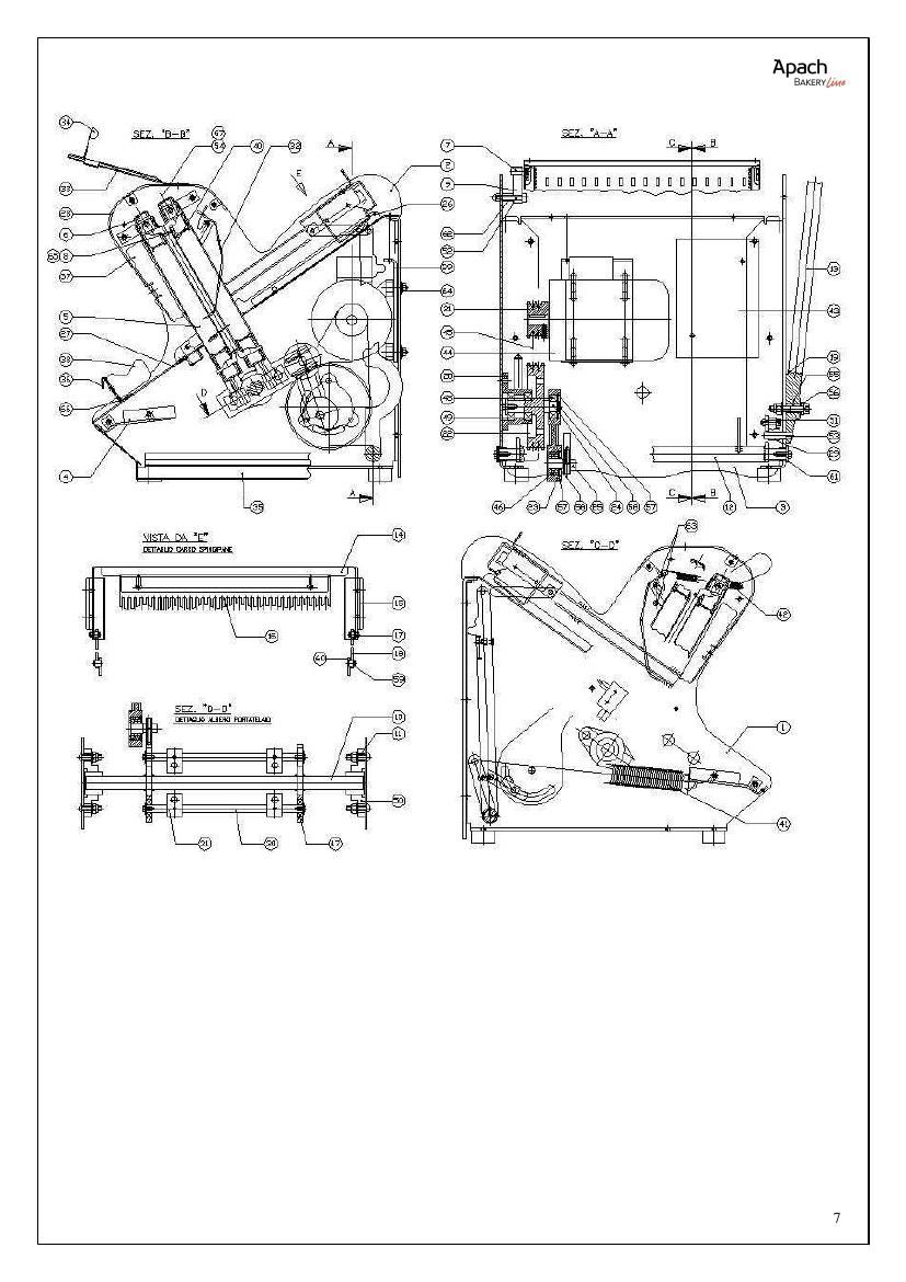 Деталировка Apach Bakery Line C42S 10ММ