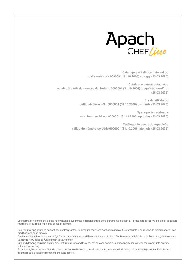 Деталировка Apach Chef Line GLFTG77LCOSP