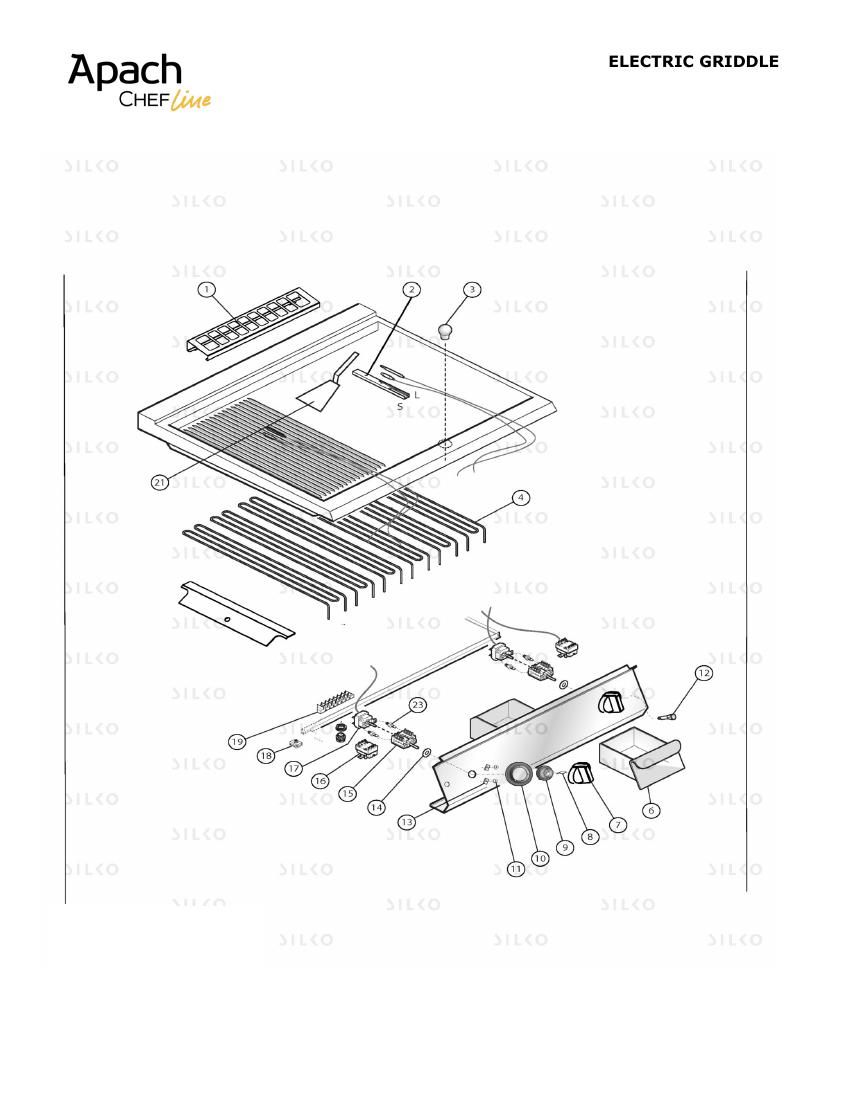 Деталировка Apach Chef Line SLFTE89CLRCS