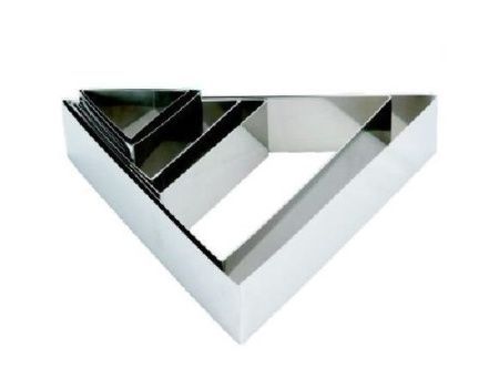 Форма кондитерская MGsteel 46872 Треугольник 14*16см h=5см нерж.