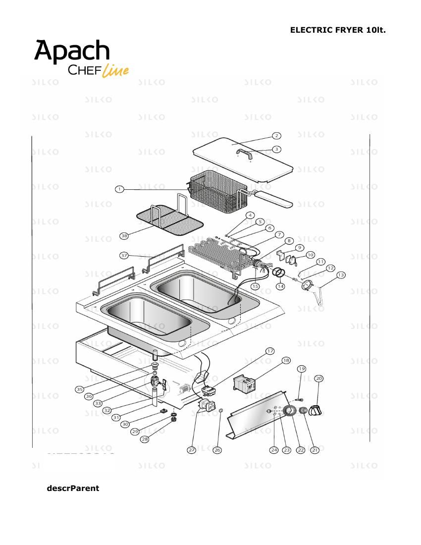 Деталировка Apach Chef Line SLFRIE69D20CS