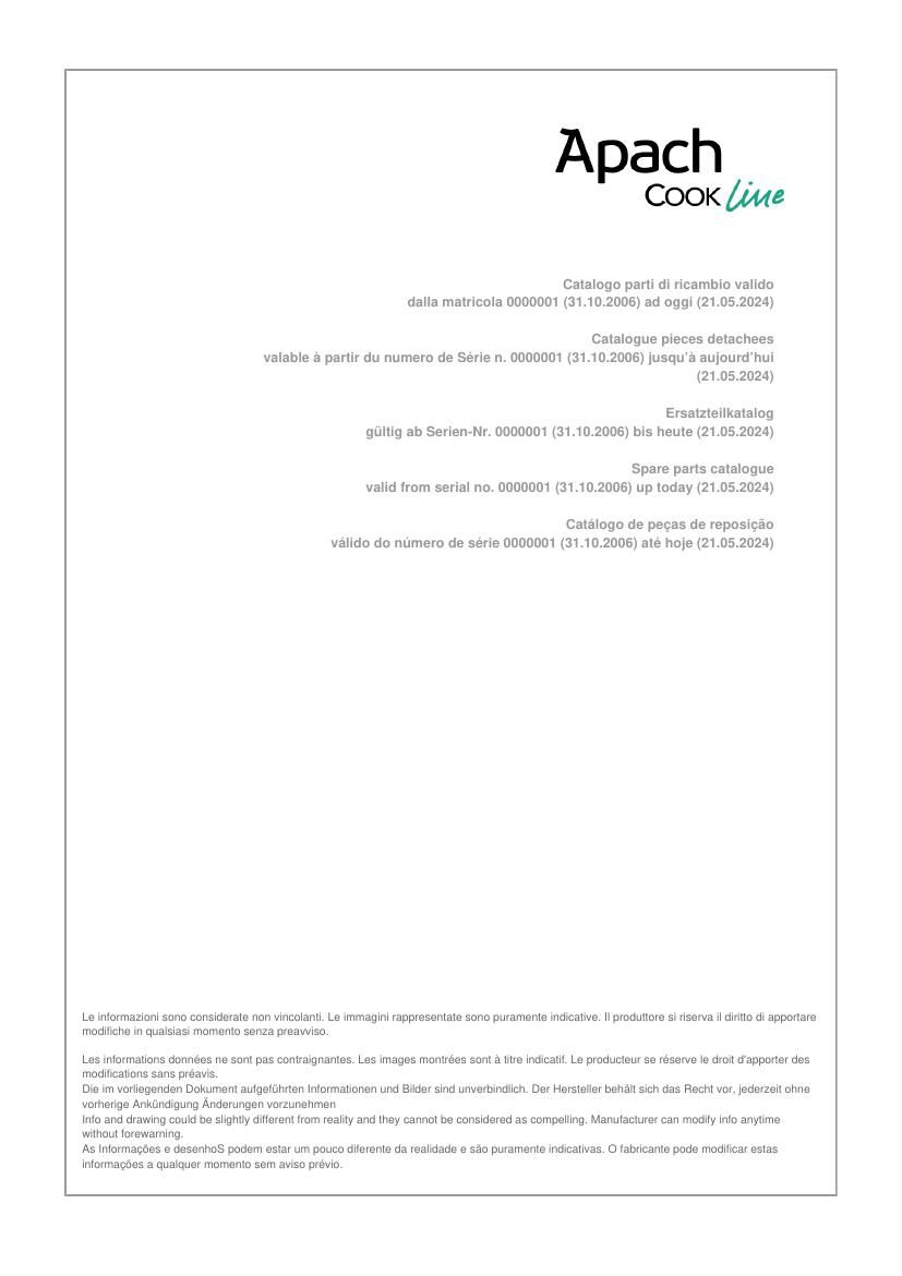 Деталировка Apach Cook Line APFG-77T/PL