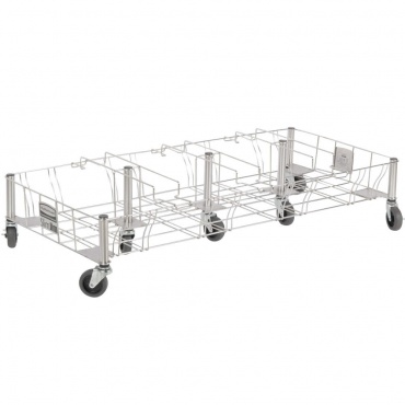 Платформа для 4-х контейнеров Rubbermaid Slim Jim 1956193 нерж.сталь