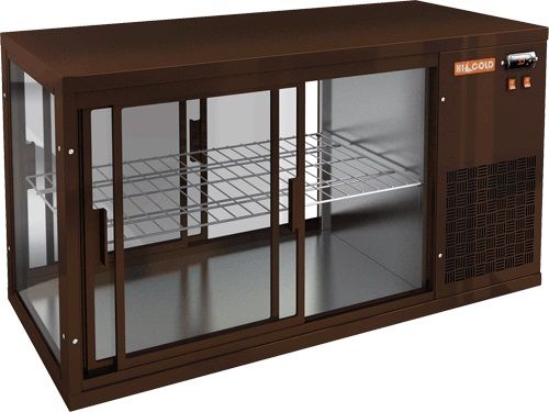 Витрина холодильная Hicold VRL T 1100 R Brown