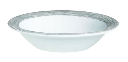 Блюдце глубокое Arcoroc Brush L0628 d120мм серый край