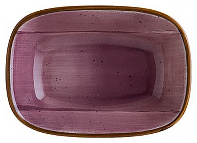 Тарелка Bonna Aura Blackberry ABBGRM12DKY 120х85мм