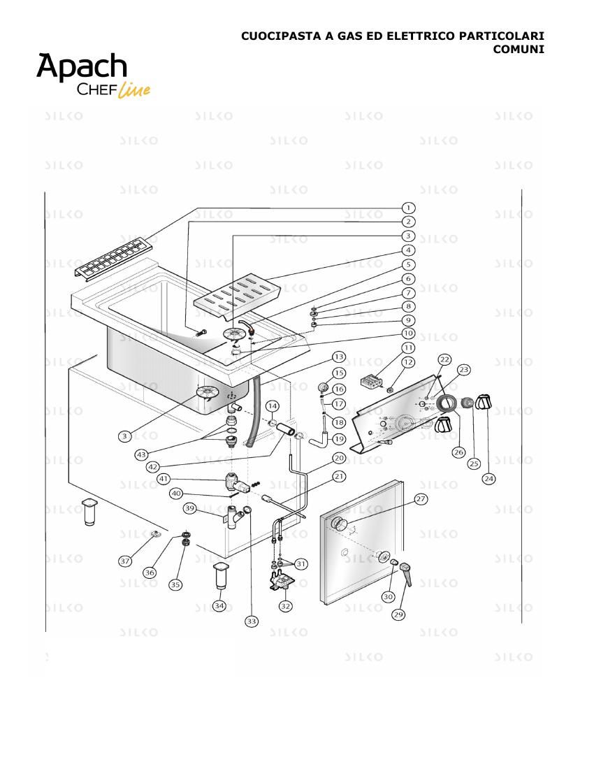 Деталировка Apach Chef Line SLPCG49MCS