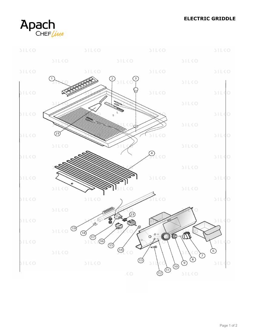 Деталировка Apach Chef Line SLFTE67CL