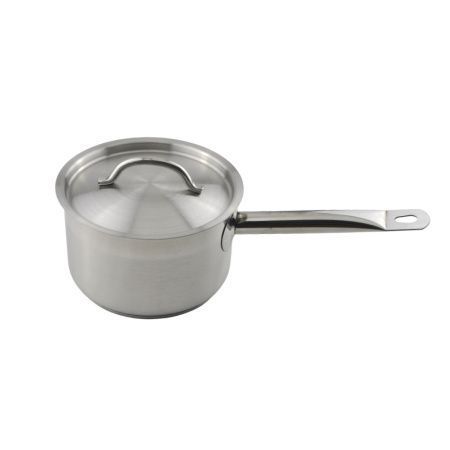 Сотейник с крышкой MGsteel 72323 2,0л нерж. d=17,5см h=10,5см тройное дно (индукция)