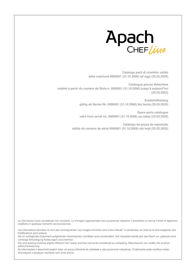 Деталировка Apach Chef Line GLRSTG89OSP