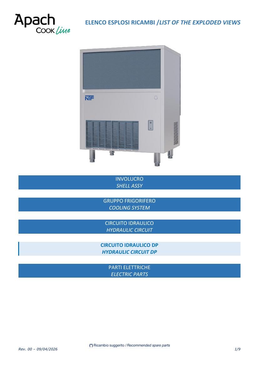 Деталировка Apach Cook Line ACB7040B