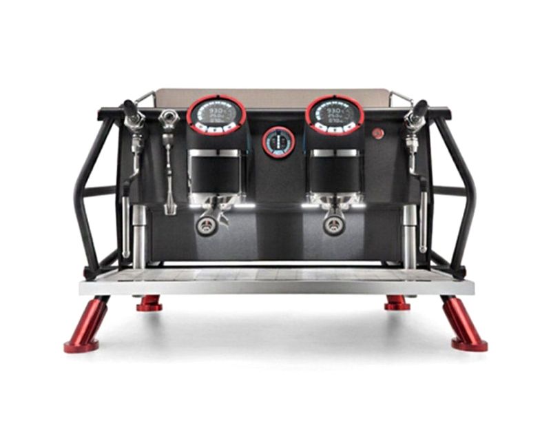 Кофемашина Sanremo Cafe Racer Naked 2 гр. черная с красным - цена